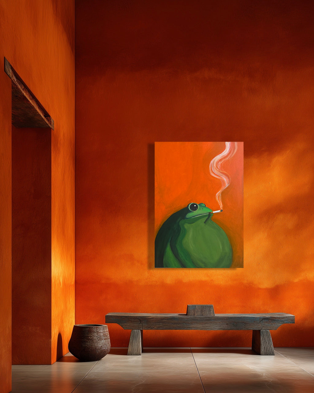 “Frog on the Edge”