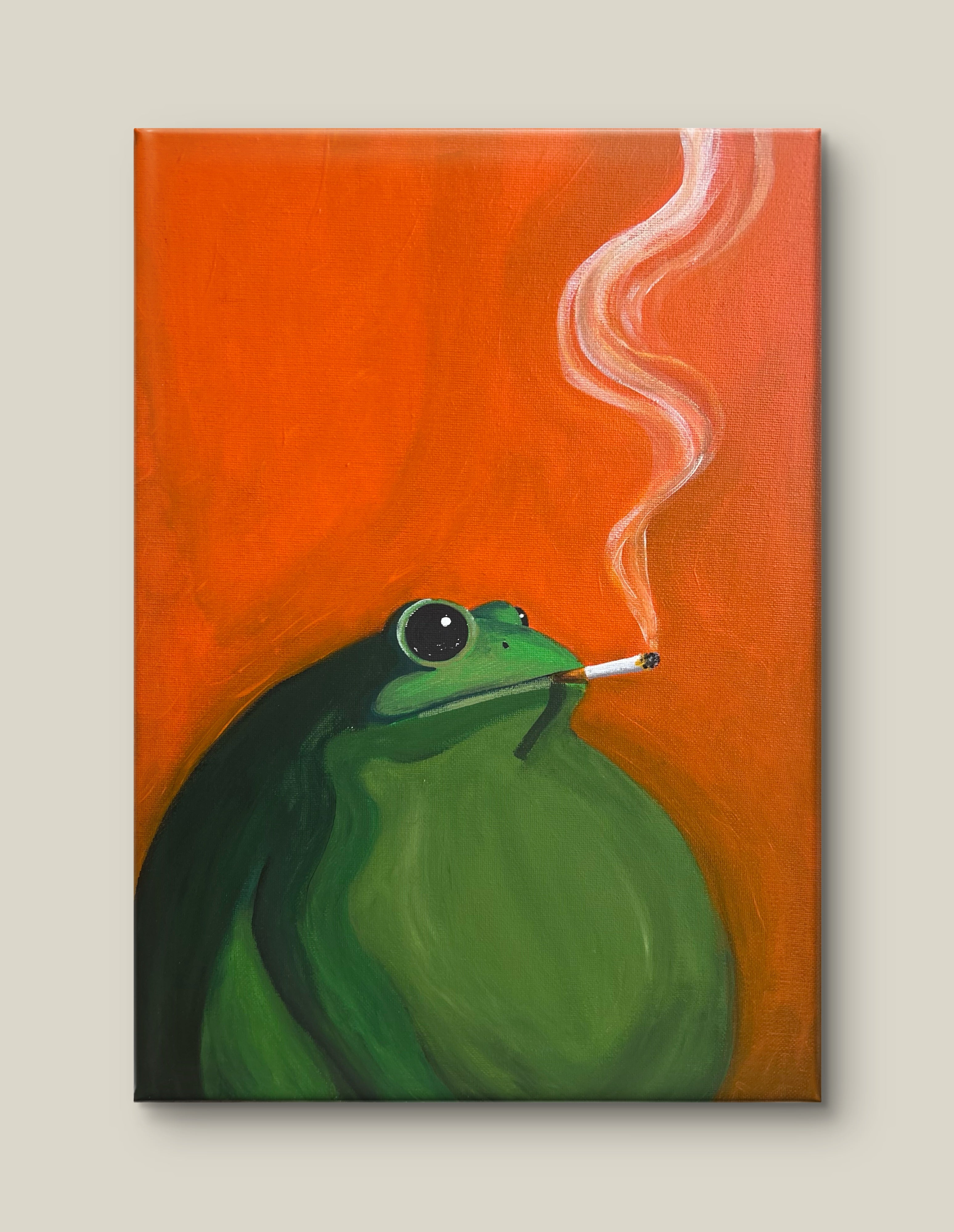 “Frog on the Edge”