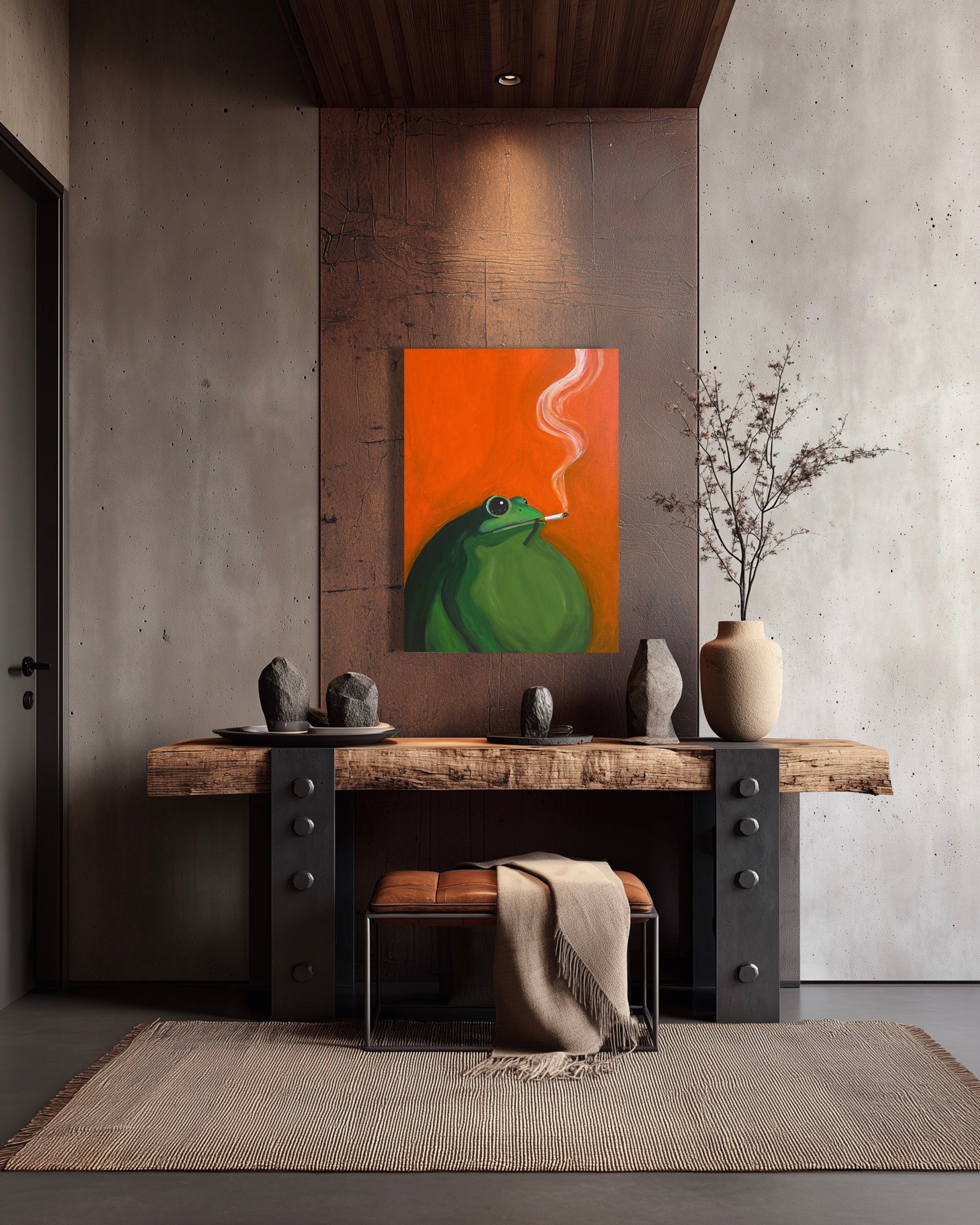 “Frog on the Edge”