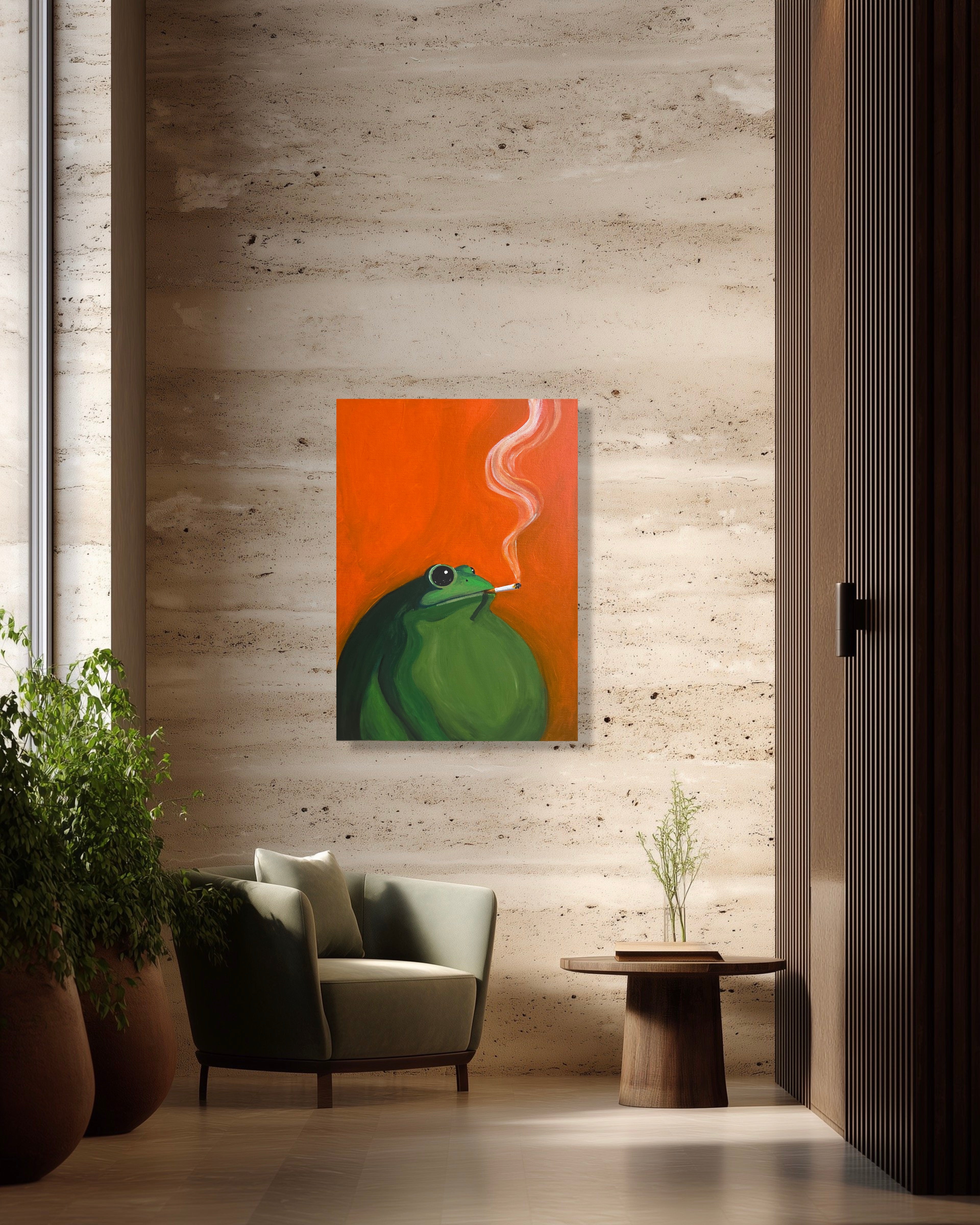 “Frog on the Edge”