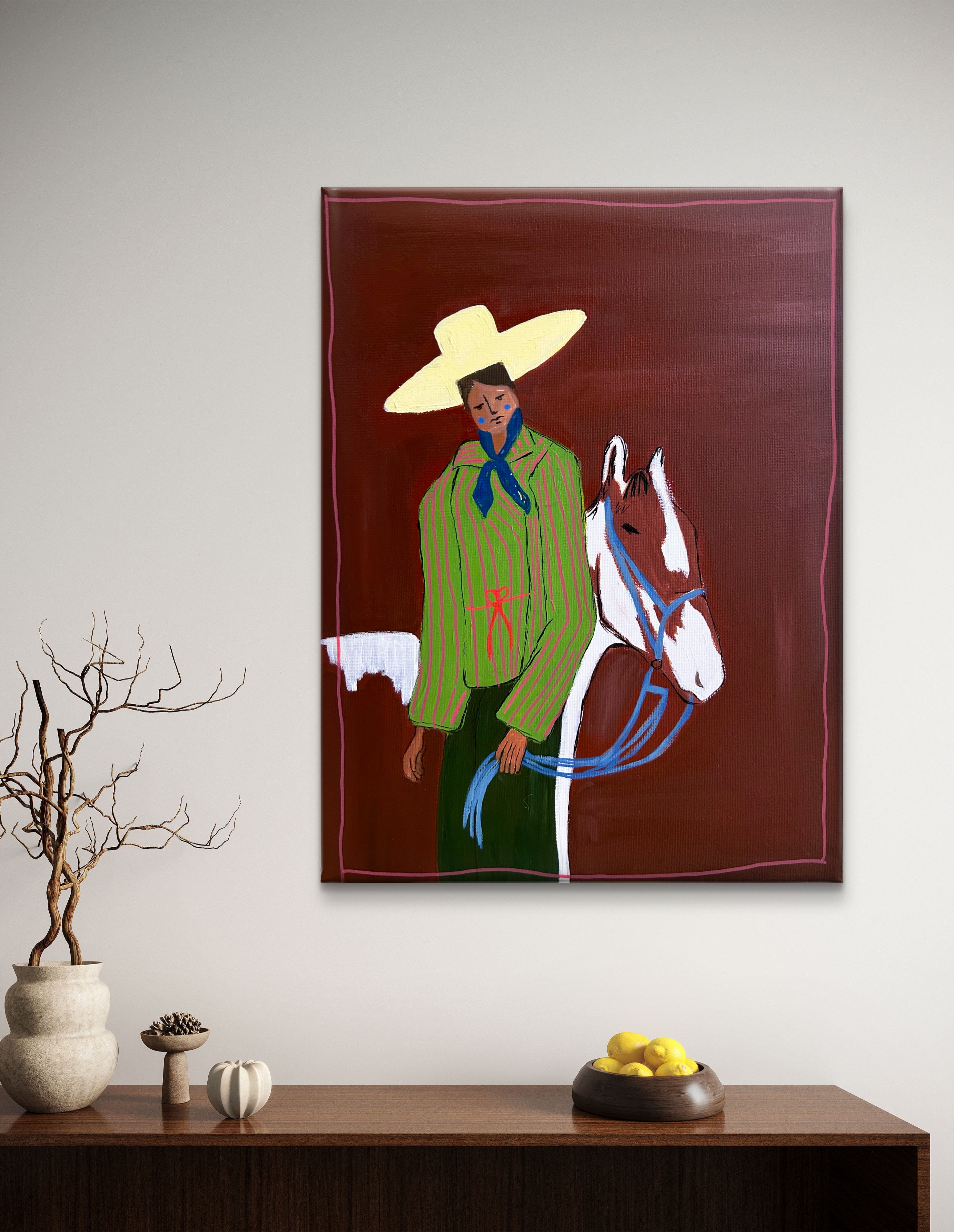Cowboy and Horse